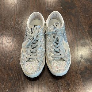 Golden Goose superstar glitter sneakers